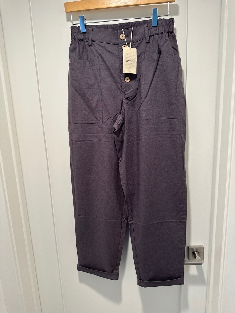 NWT Lintico dark gray pant size small